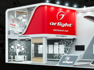 Arlight, дизайн выставочного стенда на выставку Интерлайт -2017