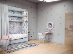 Спальня девочки, интерьеры, дизайн интерьра